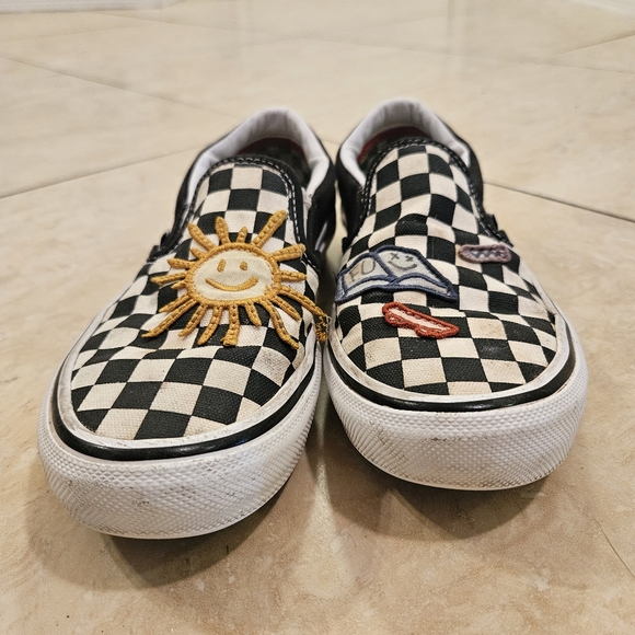 Vans skatistan slip on checkered skateboard sneakers MEN size US 5.5 - Picture 2 of 10